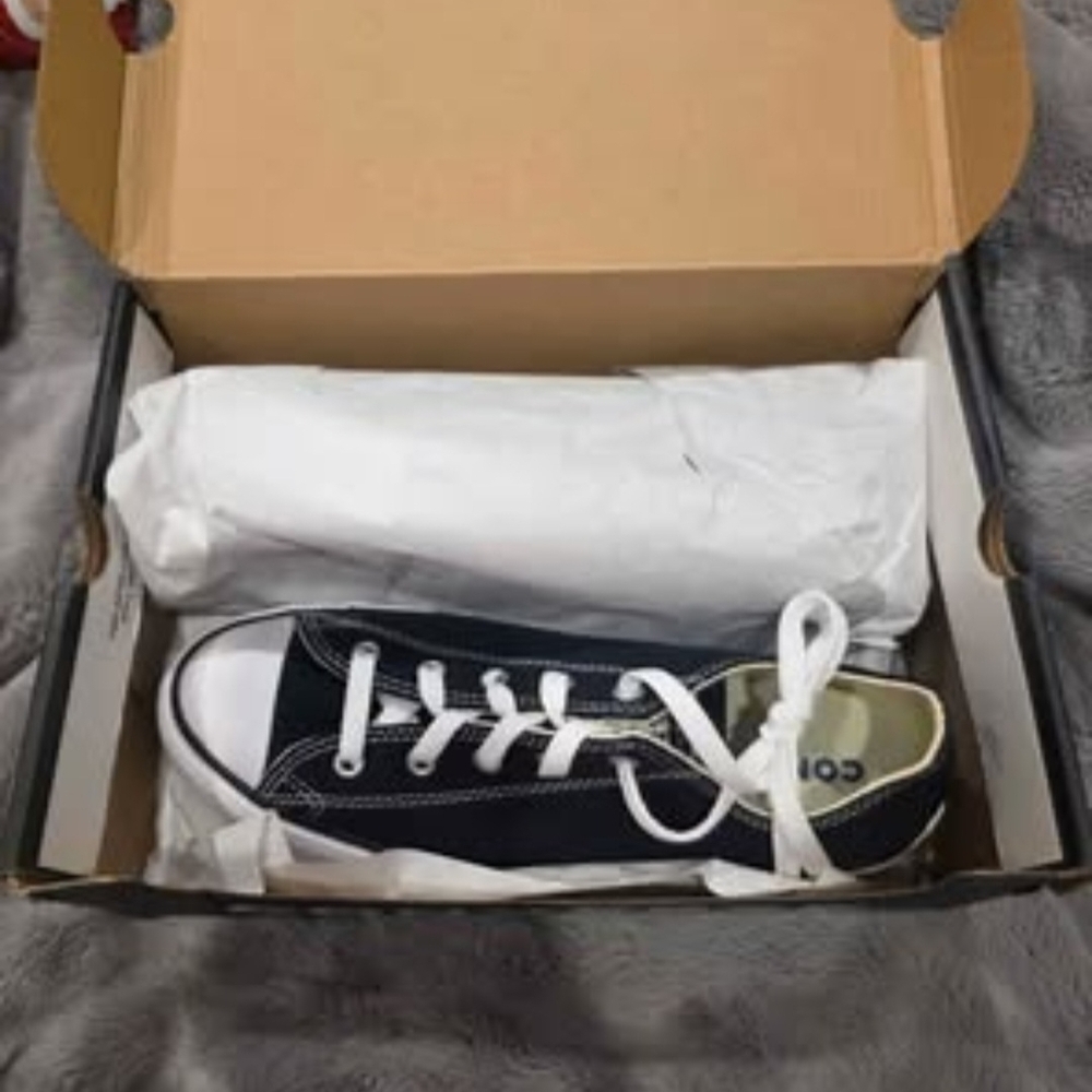 New-Converse All Star Black and White Sneakers
